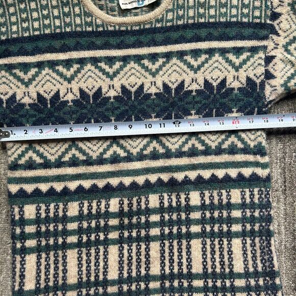 Vintage Paul Harris Design Shetland Wool Fair Isle Tunic Sweater, Size S - Picture 6 of 6